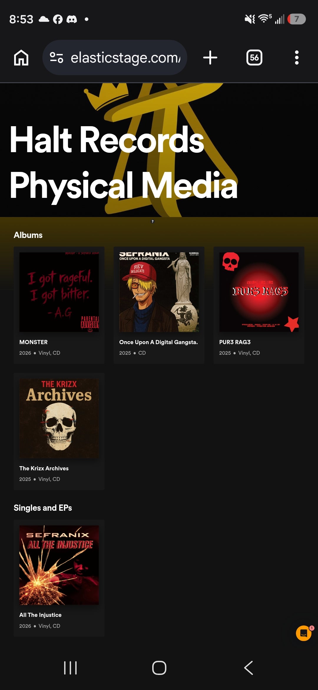 ElasticStage Physical Releases